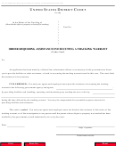 Form Ao 103 - Order Requiring Assistance In Executing A Tracking Warrant (under Seal) - United States District Court
