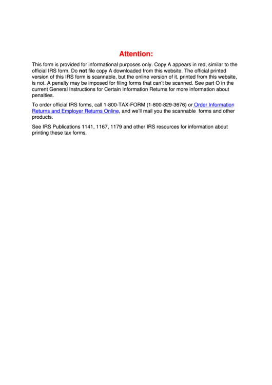 Fillable Form 5498-Sa - Hsa, Archer Msa, Or Medicare Advantage Msa Information - 2012 Printable pdf