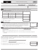 Form 349 - Arizona Credit For Qualified Facilities - 2014