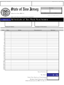 Form Rmf414 - Schedule Of Tax Paid Purchases