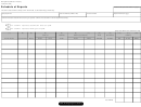 Form 4012 - Schedule Of Exports