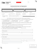 Form Cat 1 - Commercial Activity Tax Registration