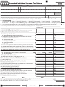 California Form 540x - Amended Individual Income Tax Return