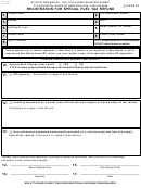 Form Rpd-41226 - Registration For Special Fuel Tax Refund