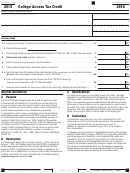 Form 3592 - California College Access Tax Credit - 2015