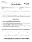 Form 51a131 - Kentucky Sales And Use Tax - Monthly Aviation Fuel Dealer Supplementary Schedule