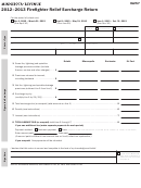 Form Ig257 - Firefighter Relief Surcharge Return - Minnesota Department Of Revenue - 2012-2013