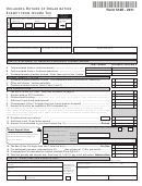 Form 512e - Oklahoma Return Of Organization Exempt From Income Tax - 2011