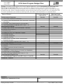 Fillable Form 13977 - Vita Grant Program Budget Plan - 2009 Printable pdf