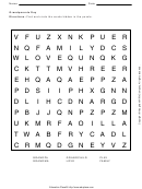 Grandparents Day Word Search Puzzle Template