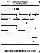 Fillable Form 5307 - Application For Determination For Adopters Of Master Or Prototype Or Volume Submitter Plans Printable pdf