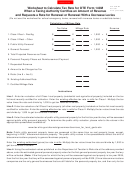 Form Dte 140m-w2 - Worksheet To Calculate Tax Rate For Form Dte 140m