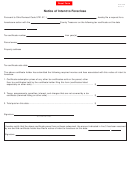 Form Dte 122n - Notice Of Intent To Foreclose