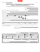 Form Dte 105d - Application For 22% Tax Reduction On Owner-occupied Home Mailed To Homeowners During February