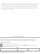 Form 4241 - Tobacco Products Tax Payment/proposed Adjustments Coupon