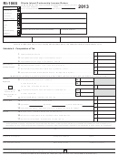 Fillable Form Ri-1065 - Rhode Island Partnership Income Return - 2013 Printable pdf