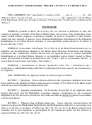 Fillable Rhode Island Agreement For Historic Preservation Tax Credits - 2013 Printable pdf