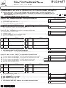 Form It-203-att - New York Other Tax Credits And Taxes - 2014