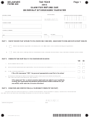 Form 209 - Claim For Refund Due On Behalf Of Deceased Taxpayer - 2013