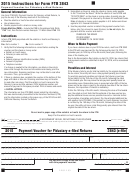 Form 3843 (e-file) - California Payment Voucher For Fiduciary E-filed Returns - 2015