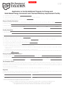 Fillable Form Ppt Aecf - Application To Certify Additional Property For Energy And Solid Waste Energy Conversion And Thermal Efficiency Improvement Facility Printable pdf