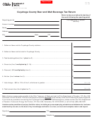 Form Alc 200 - Cuyahoga County Beer And Malt Beverage Tax Return