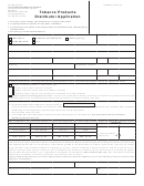 Form Dr 0222 - Tobacco Products Distributor Application