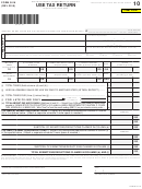 Fillable Form G-26 - Use Tax Return Printable pdf