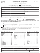 Form Itf - Virginia Application For International Trade Facility Tax Credit