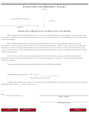 Form Ao 246b - Order For A Presentence Investigation And Report - United States District Court