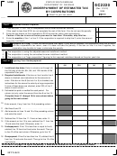 Form Sc2220 - South Carolina Underpayment Of Estimated Tax By Corporations - 2011