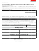 Form 3976 - Electronic Signature Declaration For Real And Personal Property Statements