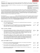 Form 3944 - Request For Approval Of Computerized Tax Roll By County Treasurer
