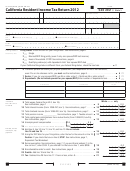 Form 540 2ez C1 - California Resident Income Tax Return - 2012