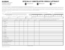 Form Tr-91 - Specially Constructed Vehicle Affidavit