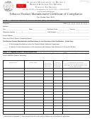 Tobacco Product Manufacturer Certificate Of Compliance - Alabama Department Of Revenue