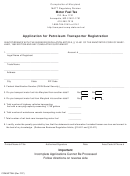 Form Com/mft044 - Application For Petroleum Transporter Registration
