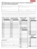 Form 3966 - Taxpayer Report Of Personal Property 
