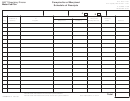 Form Com/mft-015 - Schedule Of Receipts - Comptroller Of Maryland
