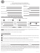 Form Rv-f1300401 - Application For Sales Tax Exemption For Interstate Commerce Motor Vehicles And Trailers