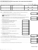 Form Mi-1040cr-5 - Michigan Farmland Preservation Tax Credit Claim - 2013