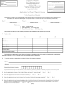 Form Com/att-009-1 - Application For Class C Special License - Comptroller Of Maryland
