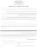 Form Com/att-7-2 - Application For An Additional License Location