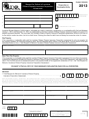 Form R-620ins - Request For Refund Of Louisiana Citizens Property Insurance Corporation Assessment - 2013