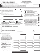 Form Il-1041-x - Amended Fiduciary Income And Replacement Tax Return - 2013