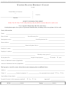 Form Ao 100b - Surety Information Sheet - United States District Court