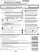 Form Il-1120-st - Small Business Corporation Replacement Tax Return - 2013