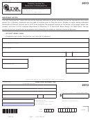 Form R-541es - Fiduciary Income Tax Declaration Of Estimated Tax - 2013