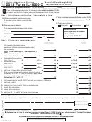 Form Il-1000-x - Amended Pass-through Entity Payment Income Tax Return - 2013