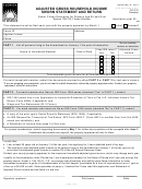 Form Dr-501sc - Adjusted Gross Household Income Sworn Statement And Return